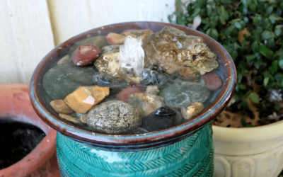 How to make a beautiful and budget friendly fountain for you and your bees!